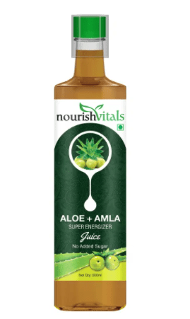 Nourish Vitals Aloe Vera+Amla Juice
