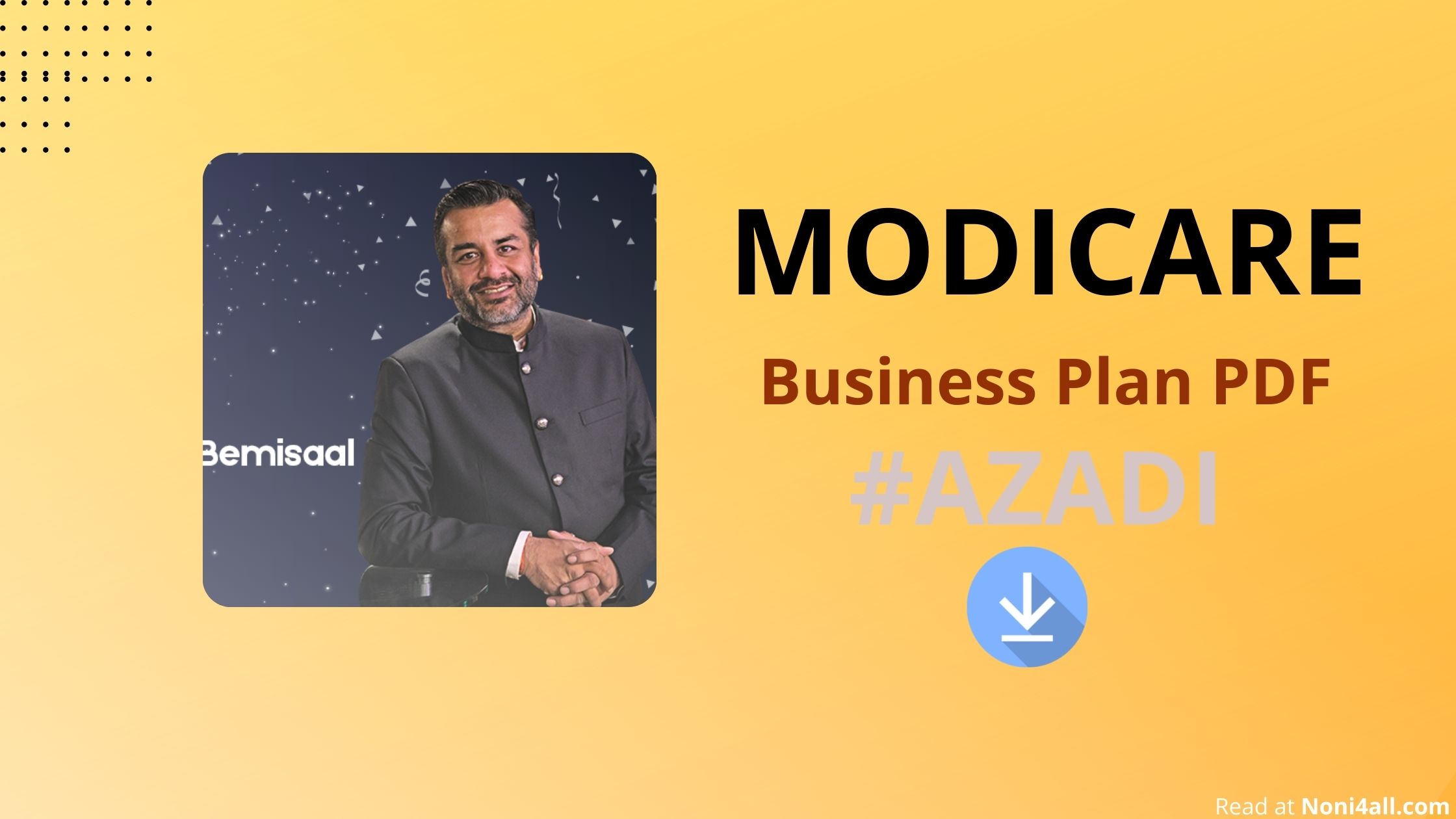 Modicare Business Plan Pdf Download 21 Samir Modi Azadi Plan Pdf