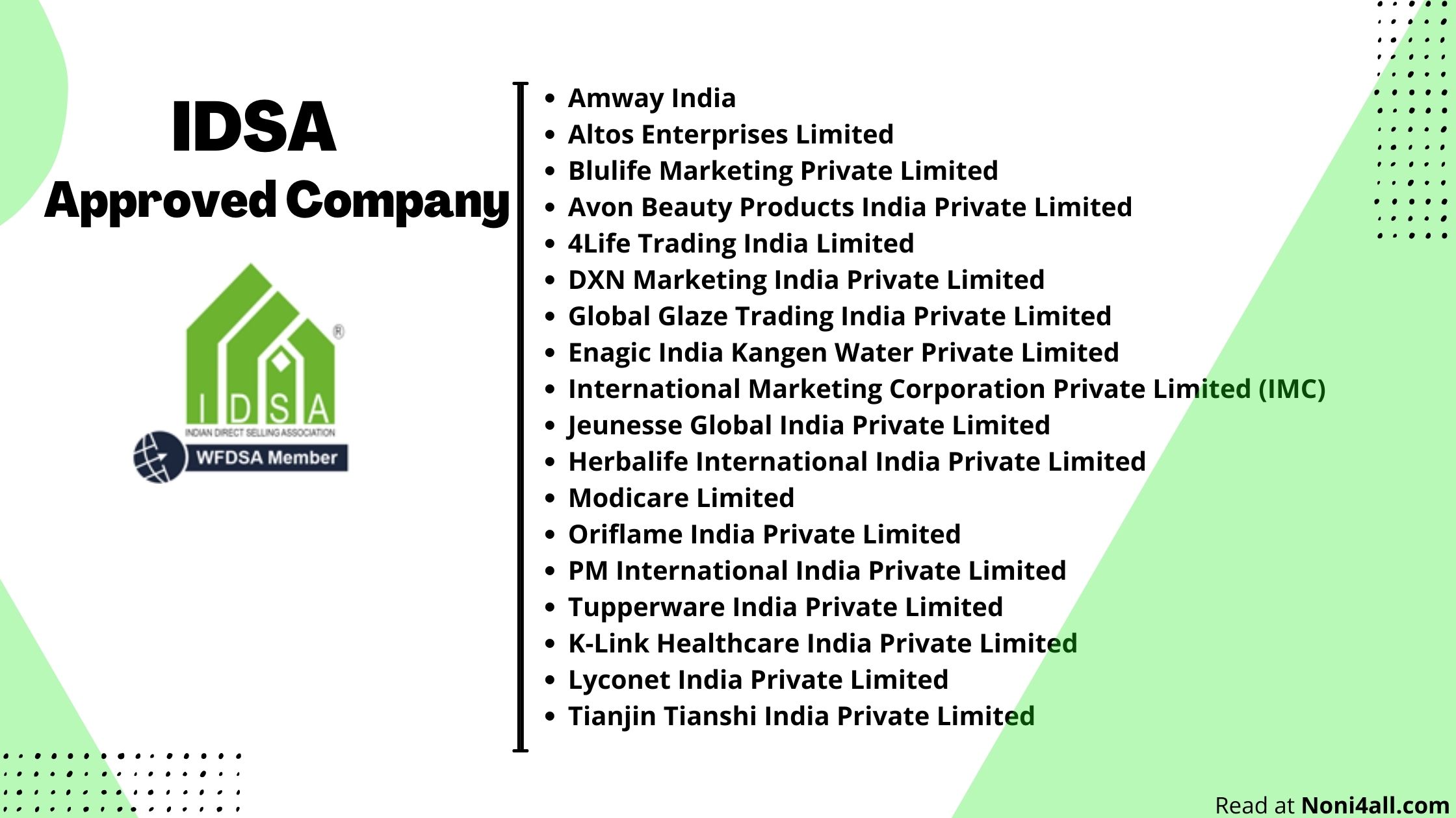 IDSA Company List 2024 IDSA Member Company List 2024