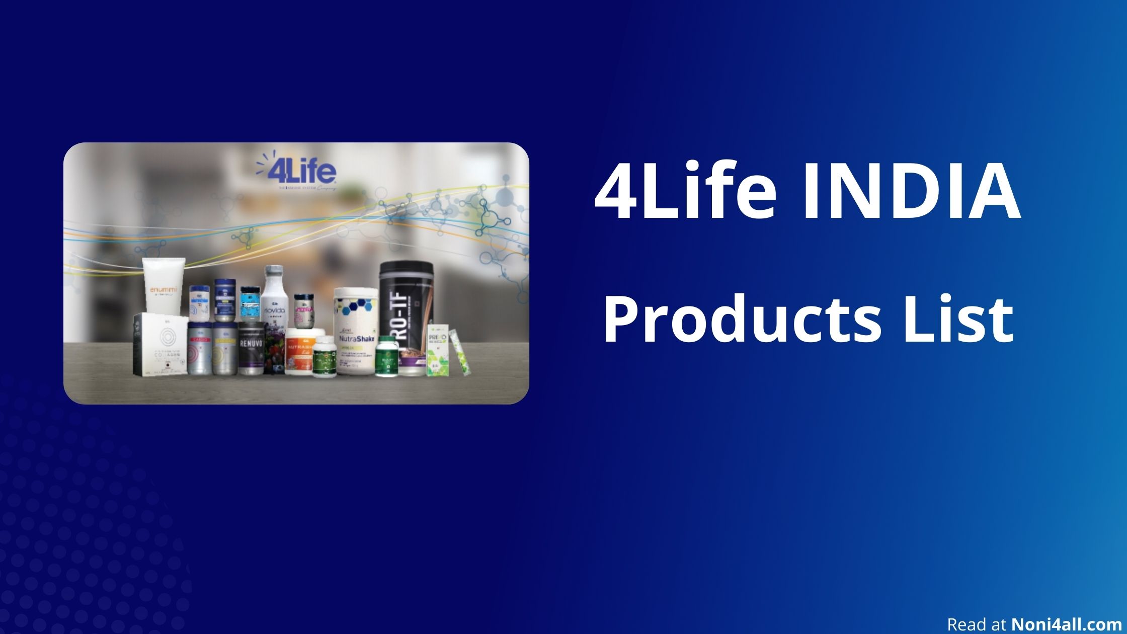 4Life India Products price List