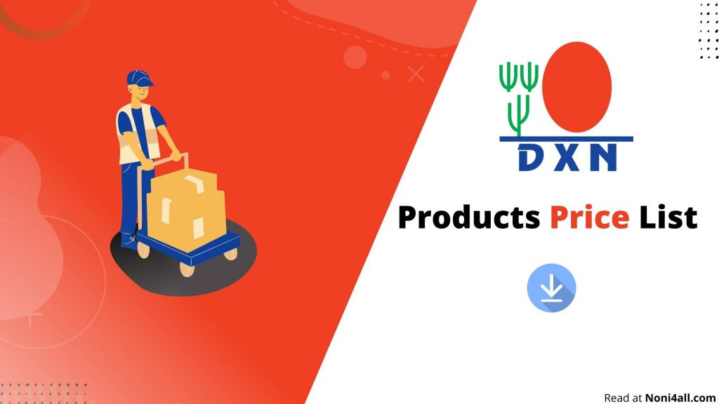 DXN Product Price List