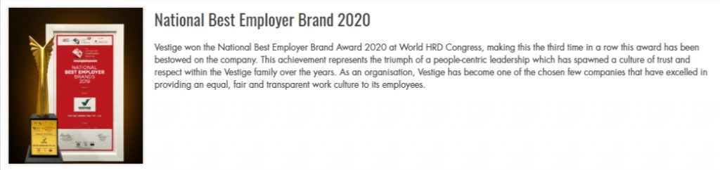 National Best Employer Brand 2020