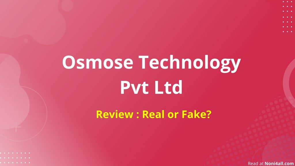 Osmose Technology Pvt Ltd