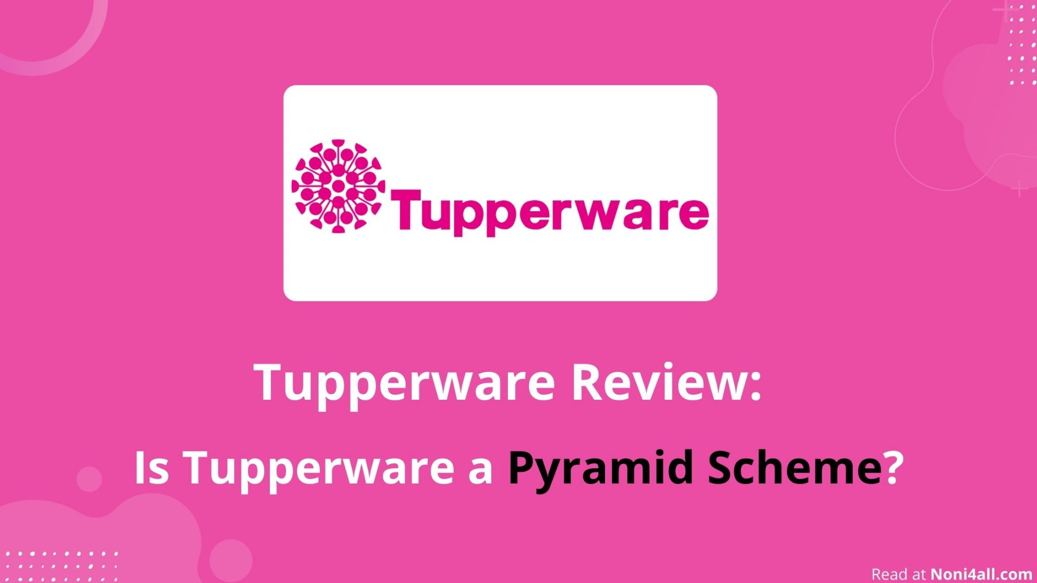 tupperware business plan pdf
