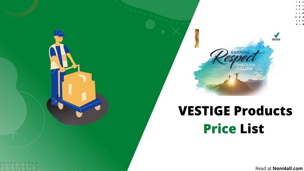Vestige Product list and price