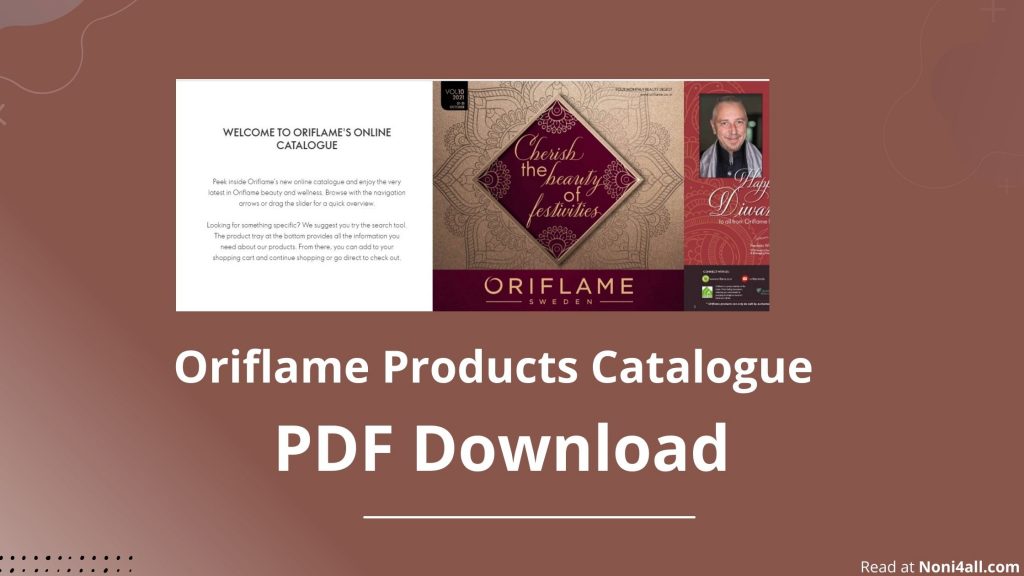 Oriflame products catalogue